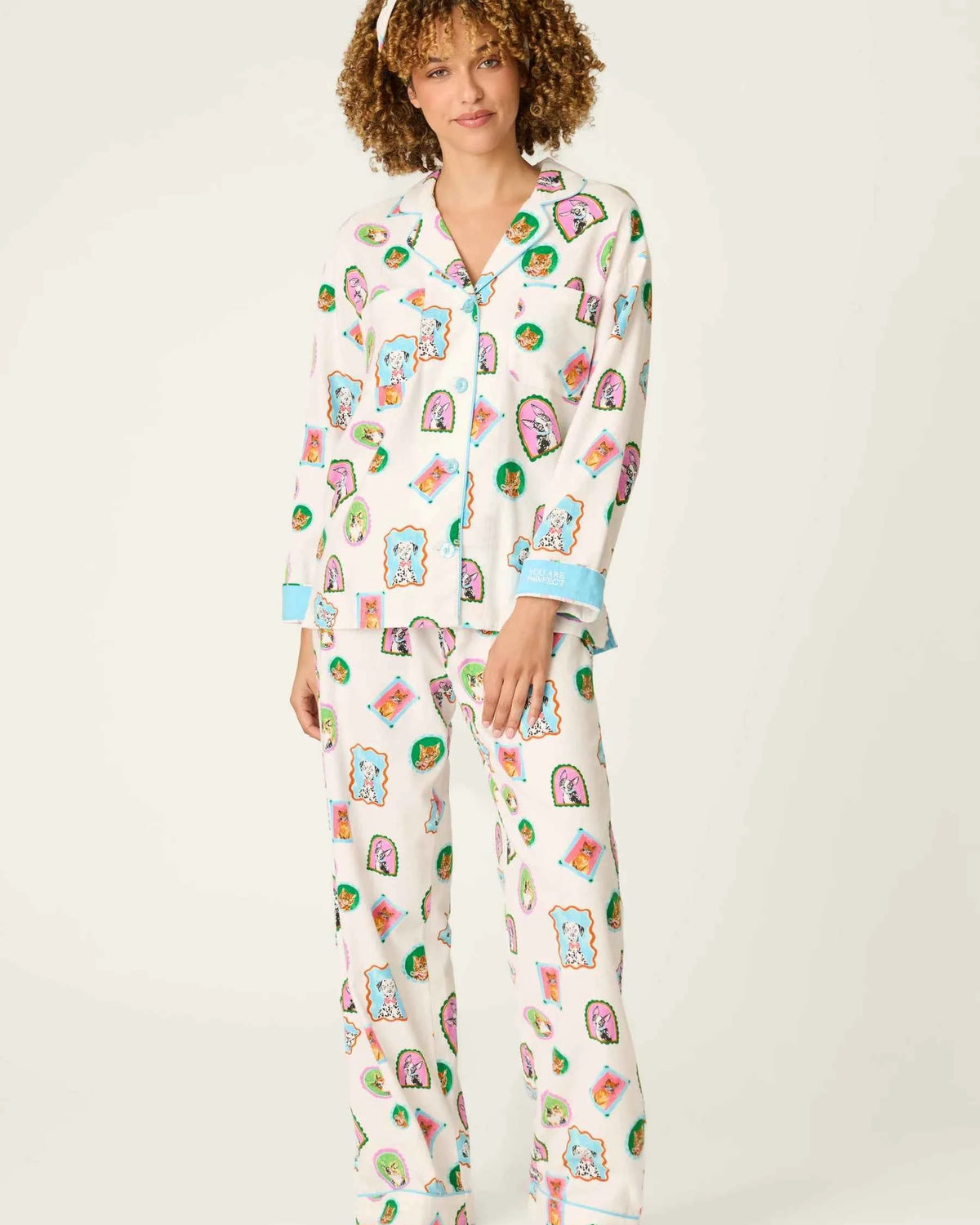 PJ Salvage 3 Piece Flannel Set You Are Pawfect Portraits