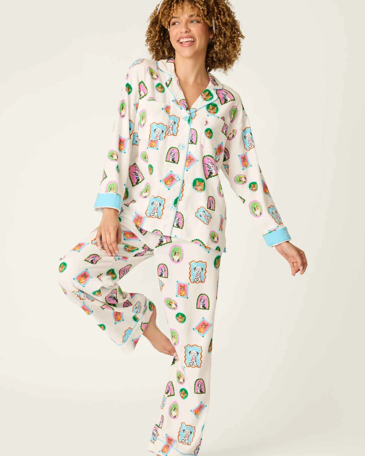 PJ Salvage 3 Piece Flannel Set You Are Pawfect Portraits