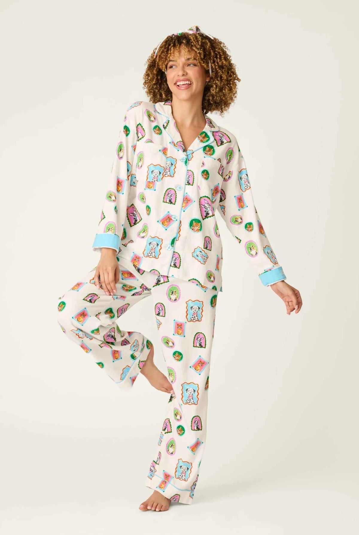 PJ Salvage 3 Piece Flannel Set You Are Pawfect Portraits