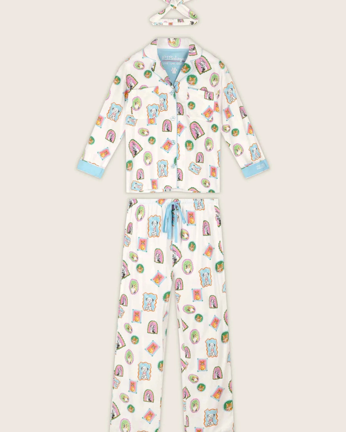 PJ Salvage 3 Piece Flannel Set You Are Pawfect Portraits