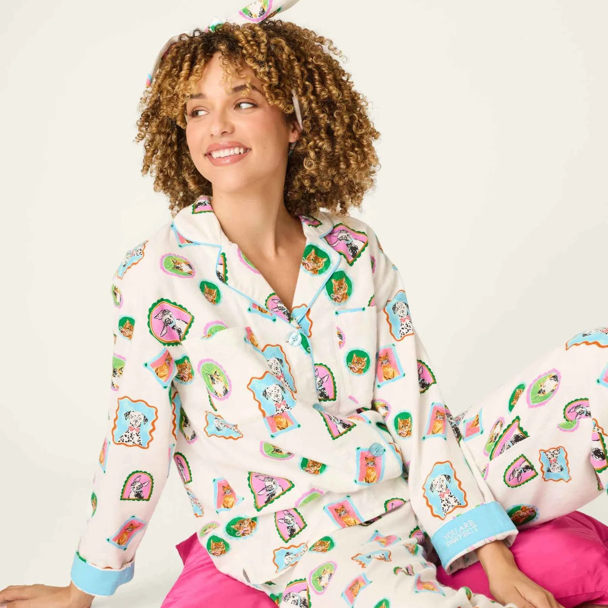 PJ Salvage 3 Piece Flannel Set You Are Pawfect Portraits