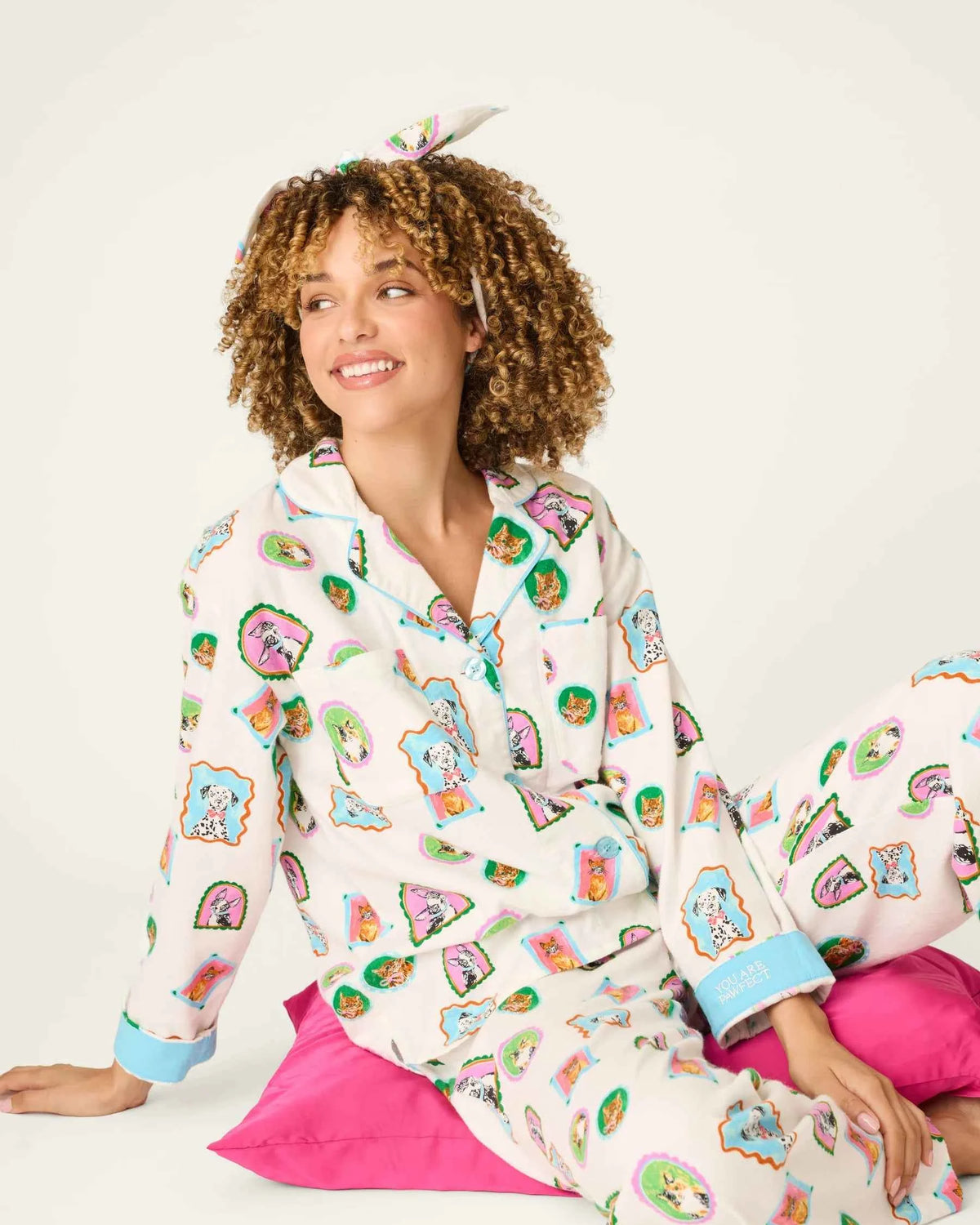 PJ Salvage 3 Piece Flannel Set You Are Pawfect Portraits