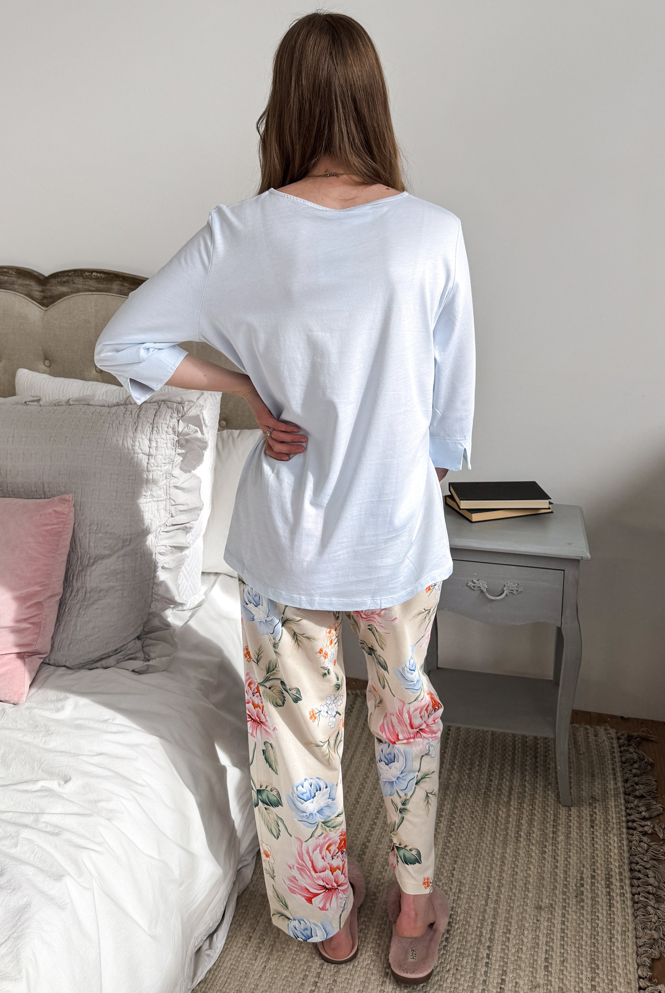 PJ 3/4 Top/Ankle Pant Floral | Ringella