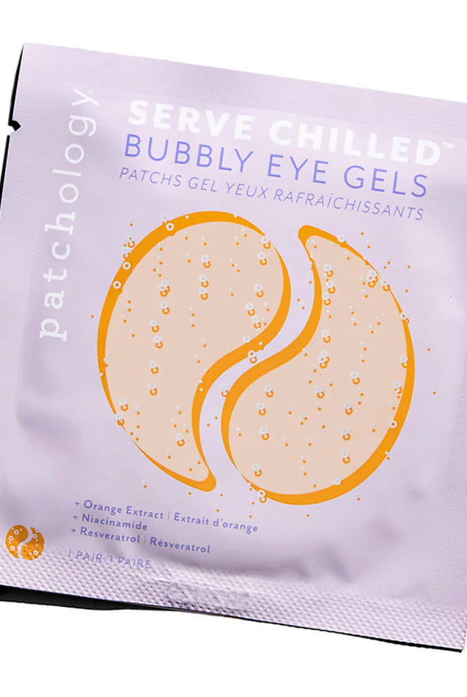 Patchology Serve Chilled Bubbly Eye Gels Brightening Single Pair