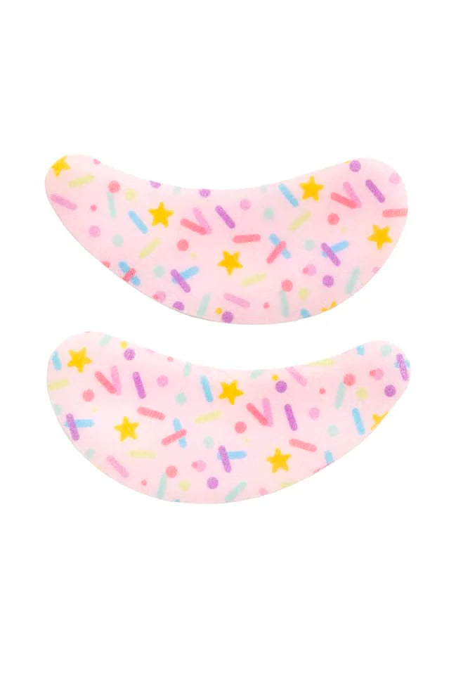 Patchology Eye Want Cake Confetti Eye Gel showing product and confetti in the gel