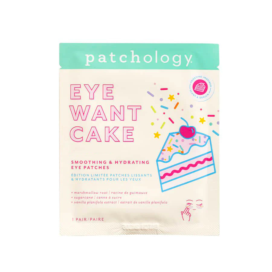 Patchology Eye Want Cake Confetti Eye Gel - showing packaging