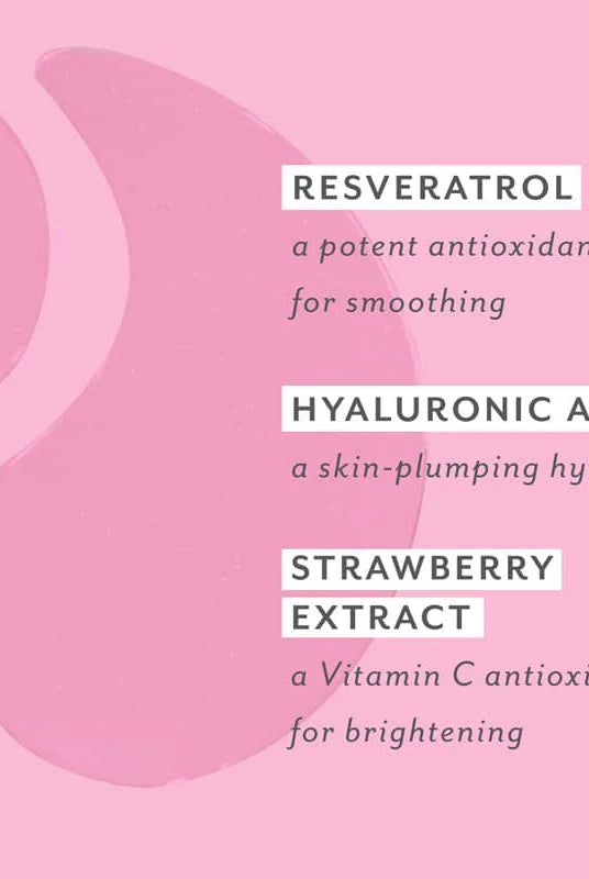 Serve Chilled Rosé Hydrating Eye Gels | Patchology (15 Pairs/Tin)