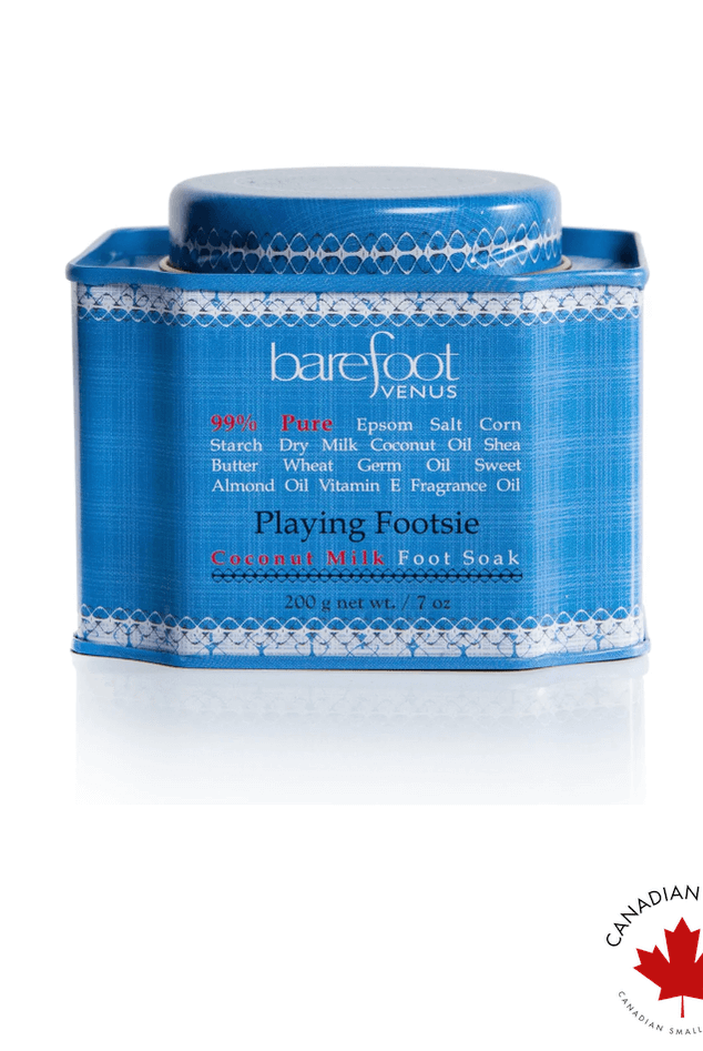 Playing Footsie-Barefoot Venus- coconut milk foot soak