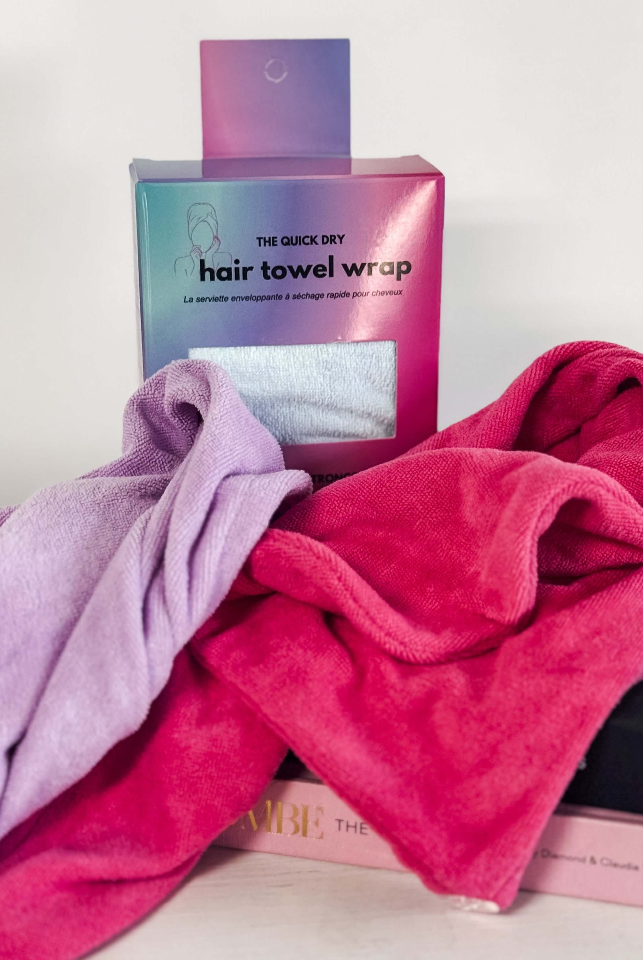 all-groups Remove It Quick Dry Microfiber Hair Towel Wrap – Anti-Frizz