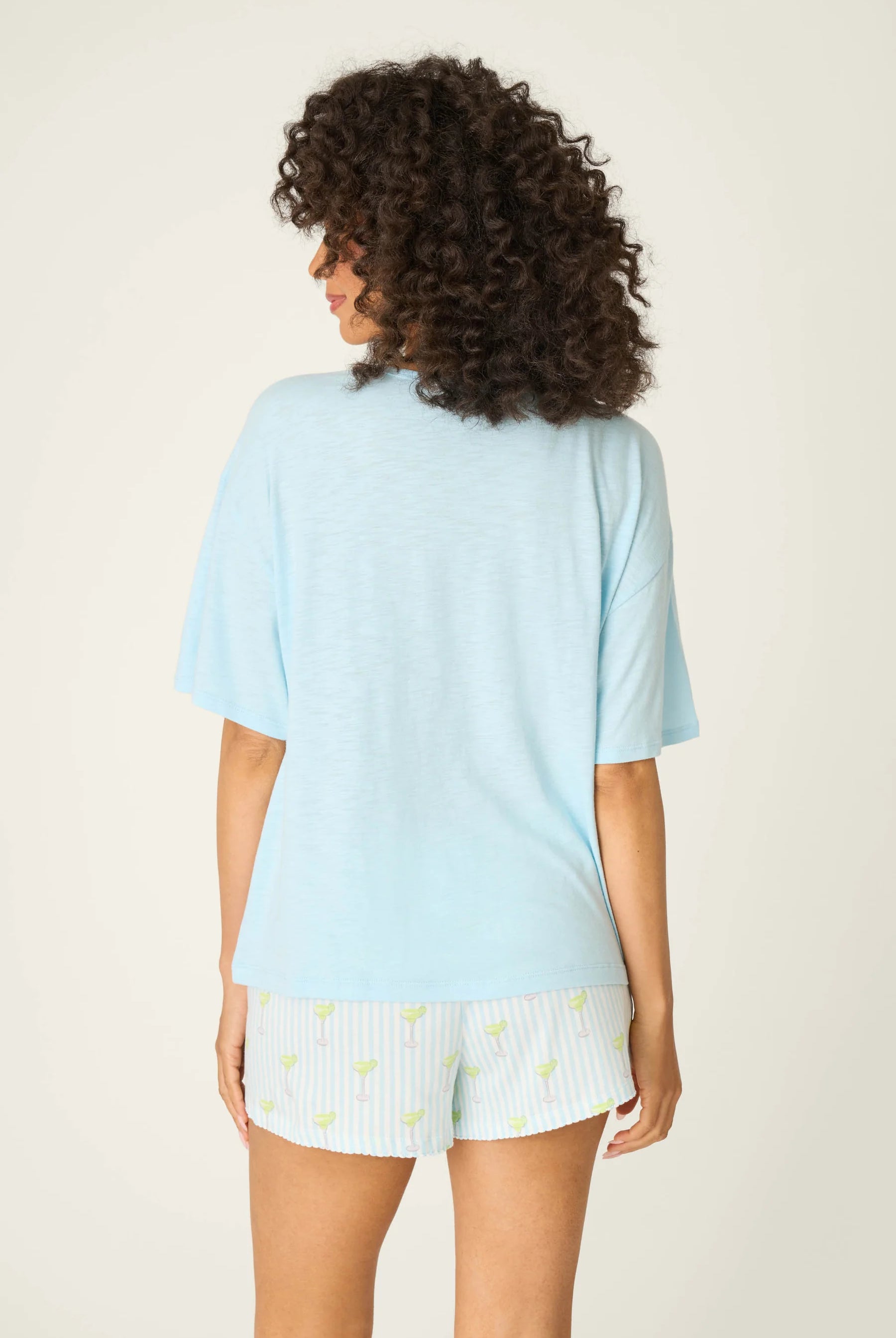 Playful Prints Feeling Salty Graphic Tee by PJ Salvage showing back of the tee shirt
