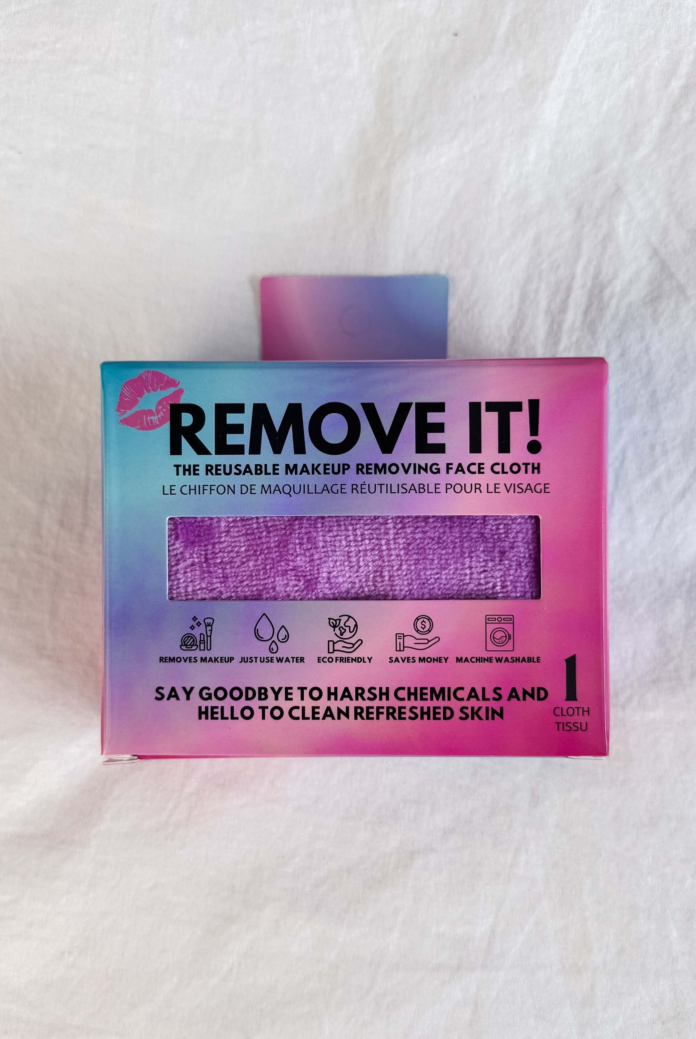 Remove It – Icy Purple Makeup Remover Cloth
