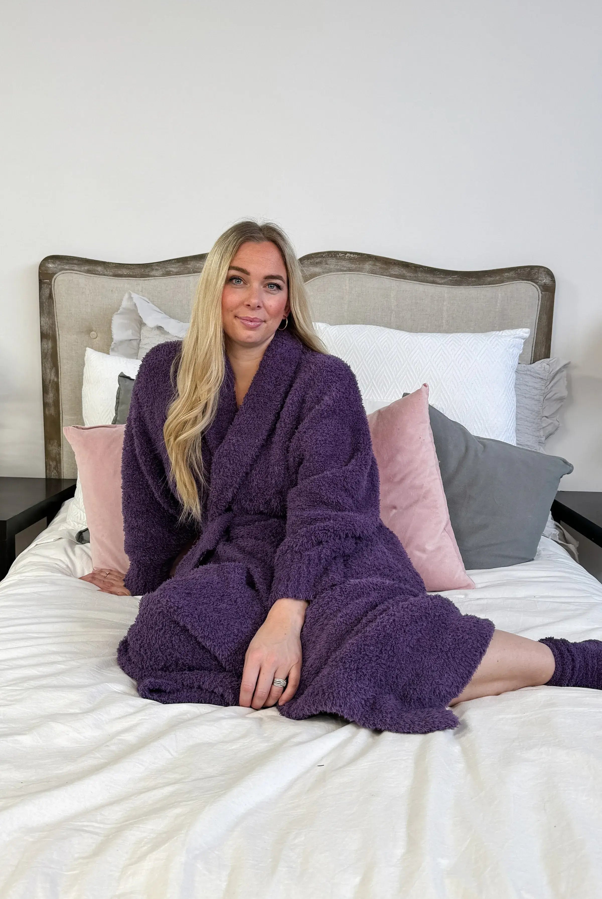 lounge by jan marie cozy cloud spa robe blackberry