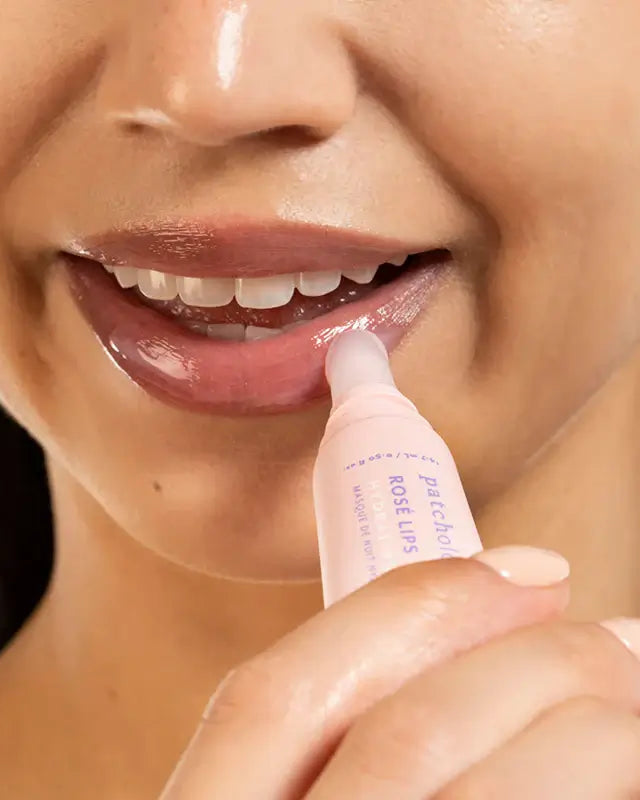 ZZZ Rosé Lips Hydrating Sleeping Mask | Patchology - Cloud Nine Pajamas