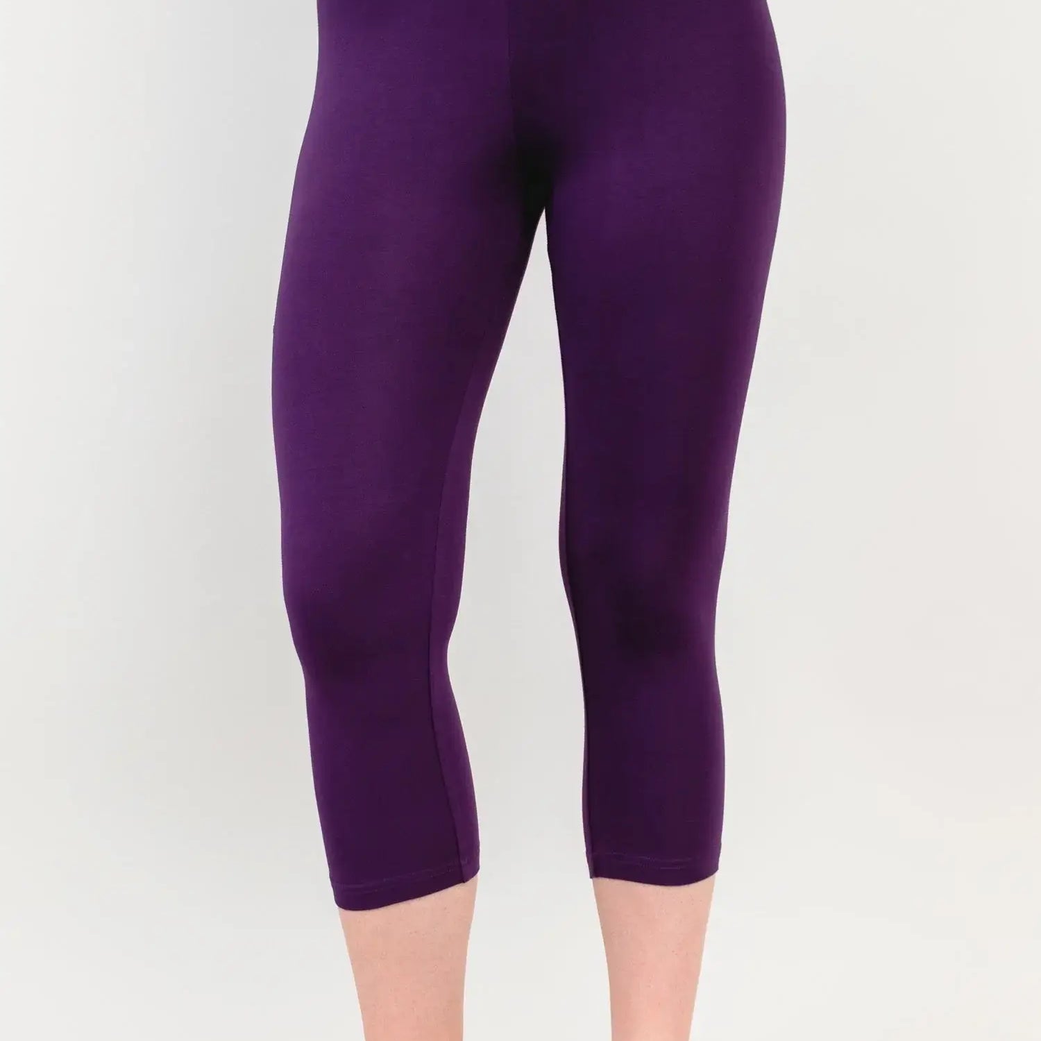 Ruby Bamboo Capri Leggings - High Rise, Anti-Chafe