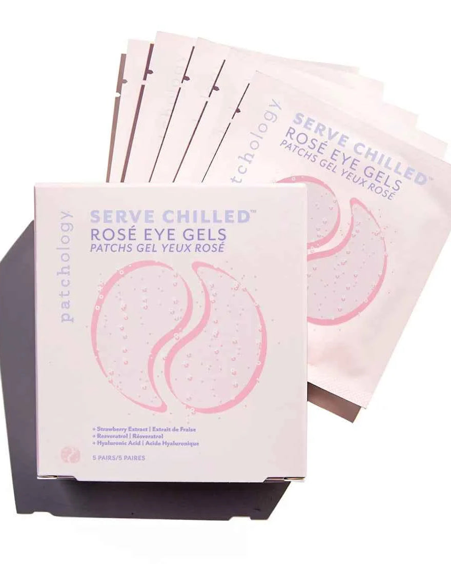 Serve Chilled Rosé Eye Gels 5-Pack