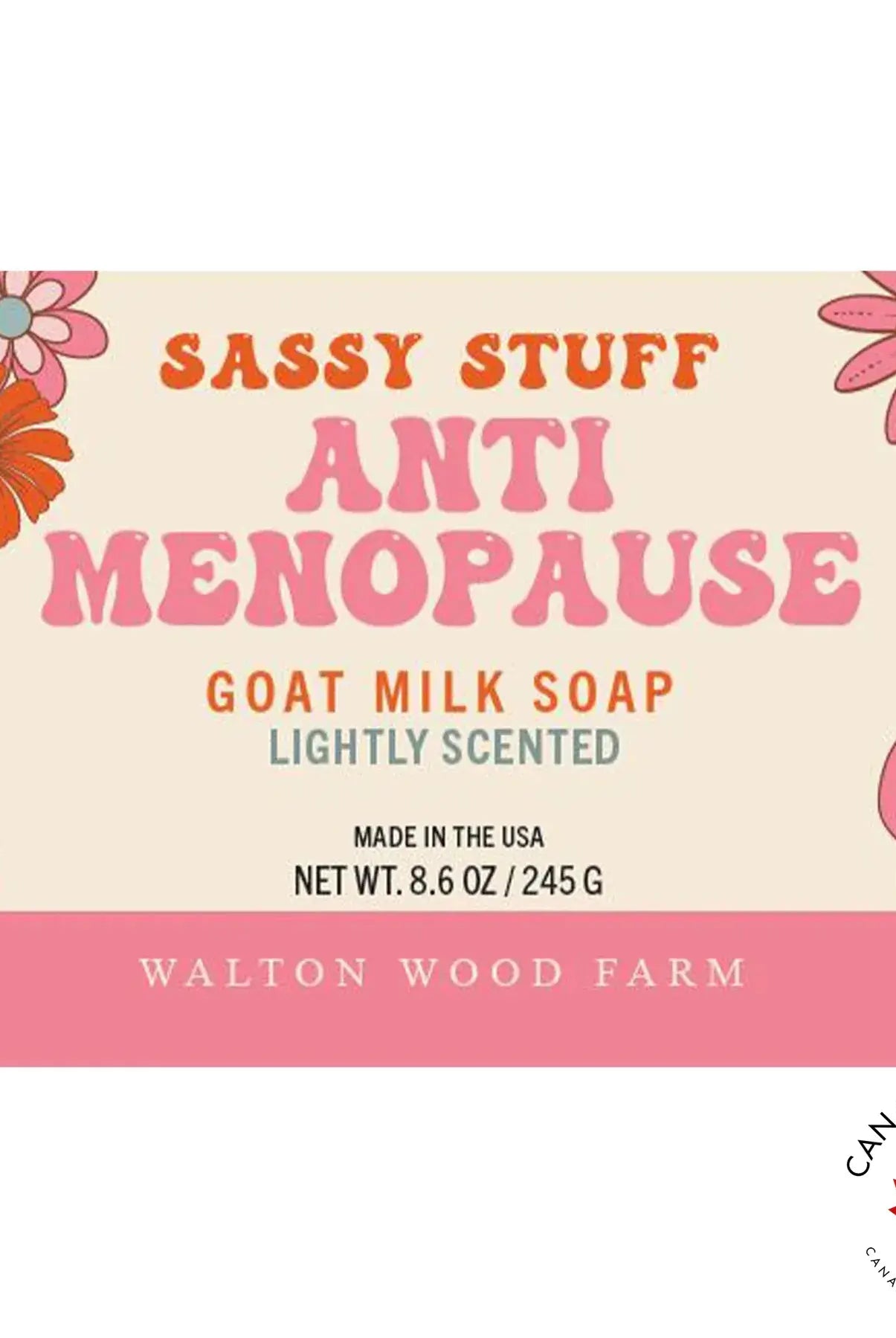 anti-menopause goat milk soap bar Walton Wood Farm