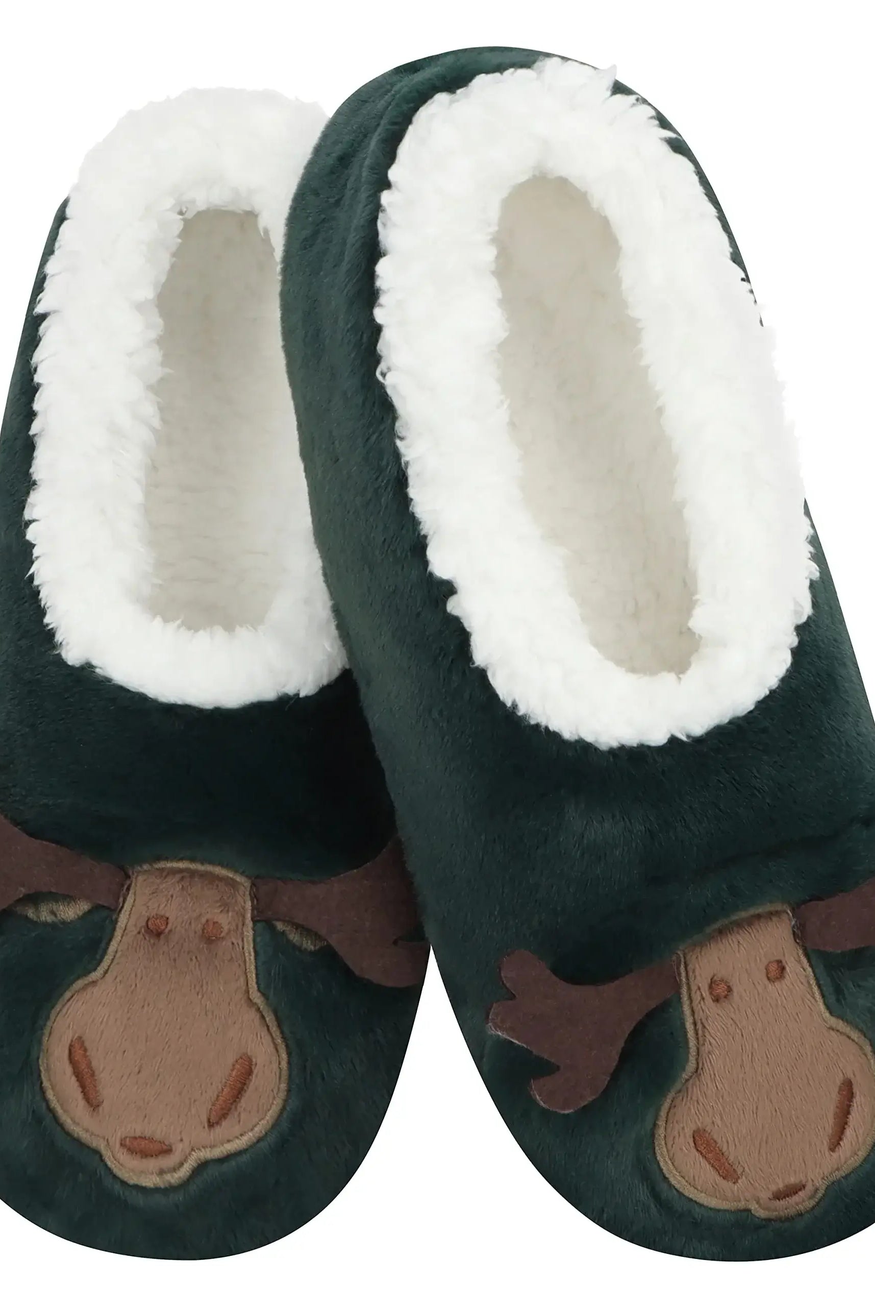 The Zoo Crew Fur Animals Slipper Socks Snoozies Moose