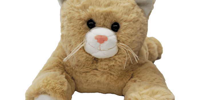 warm buddy tan 15" kitten warming heat pack plush Heat Up Stuffed Animal Tan Buddy Kitten