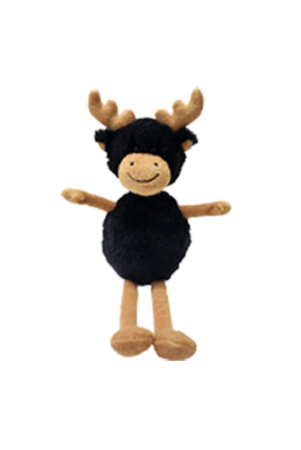 Warm Buddy Tiny Moosey Mini Pet plush toy, perfect for cuddling and snuggling, 6-inch size for kids.