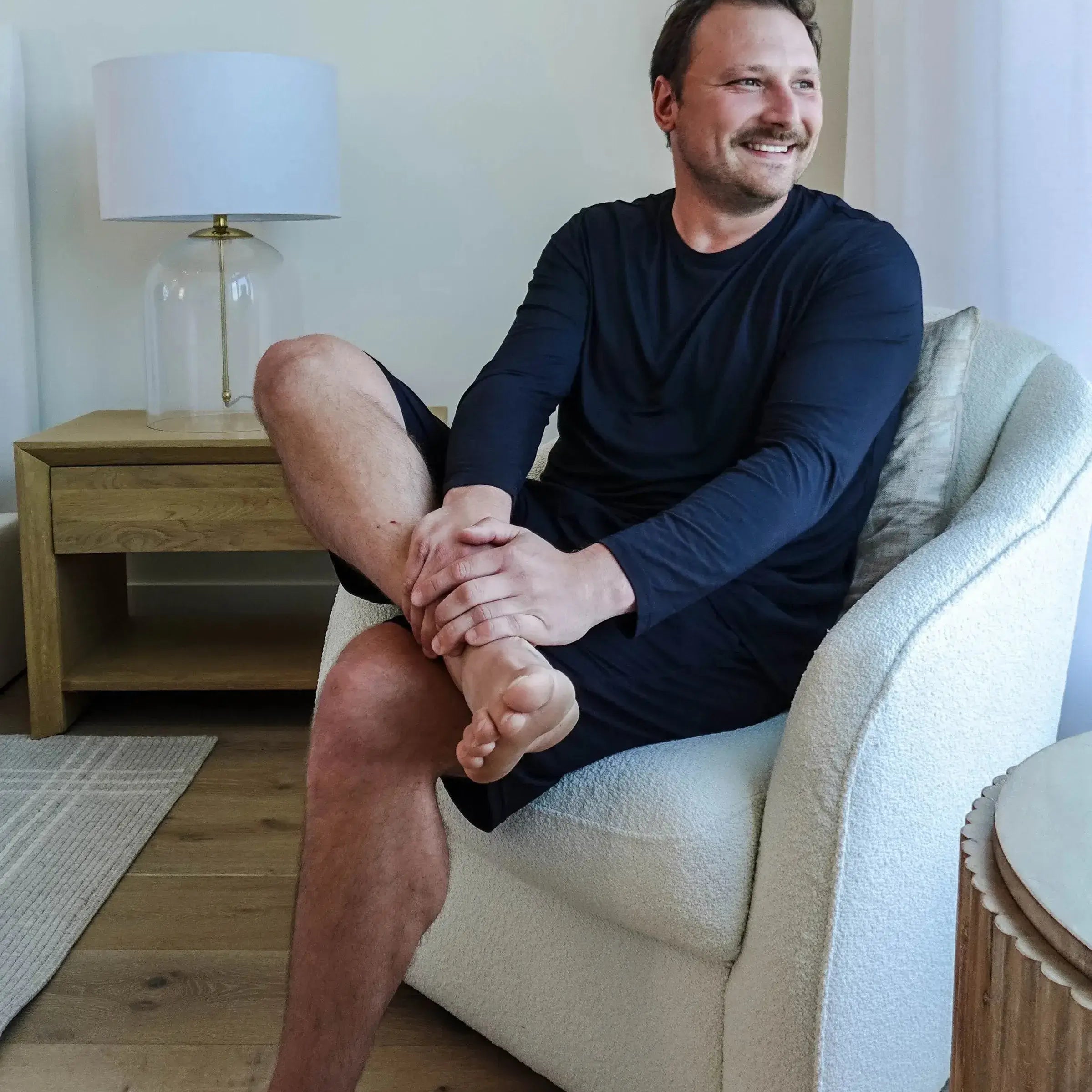 Unisex Long Sleeve Tee Bamboo | Black