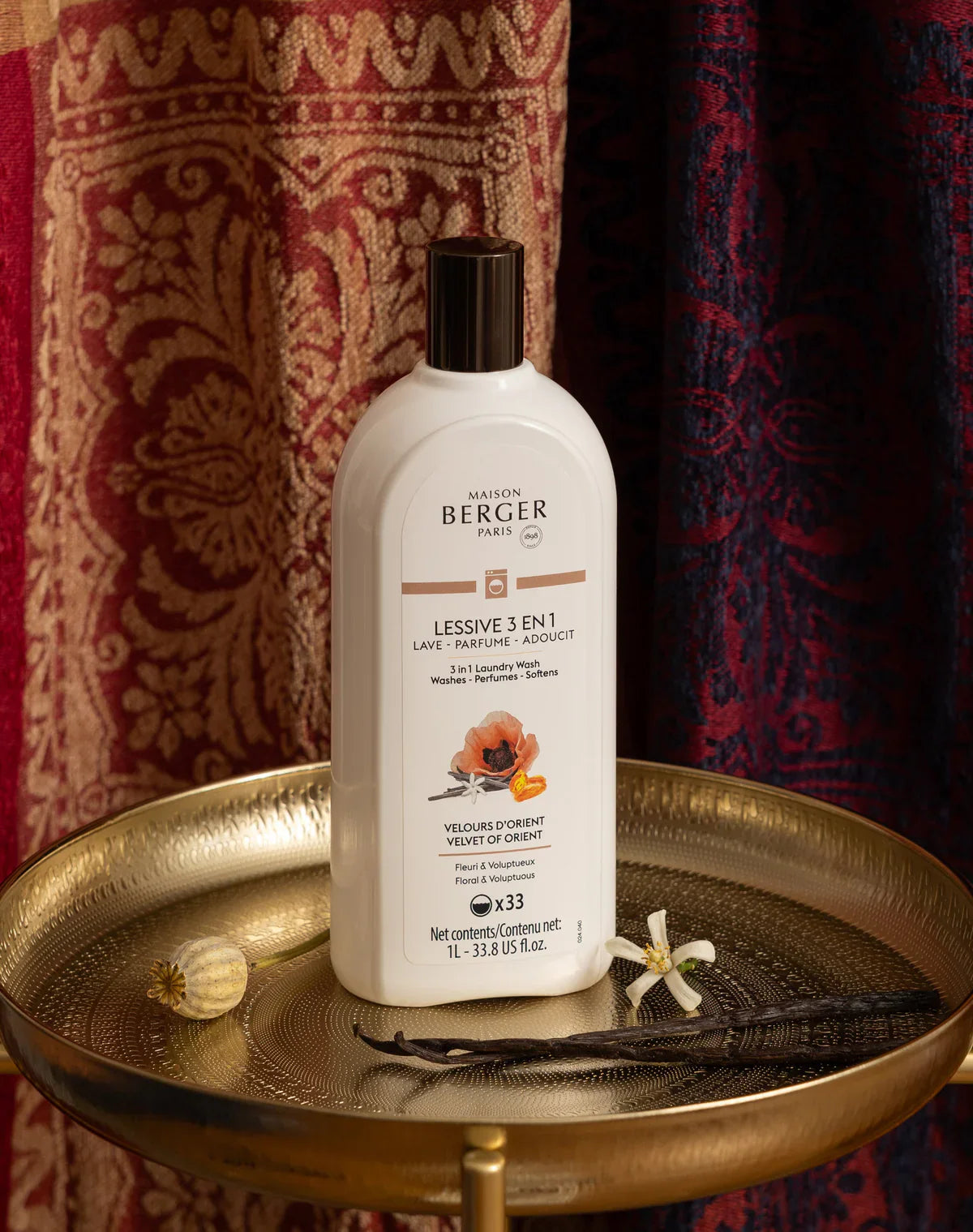 maison berger 3 in 1 laundry wash velvet of orient