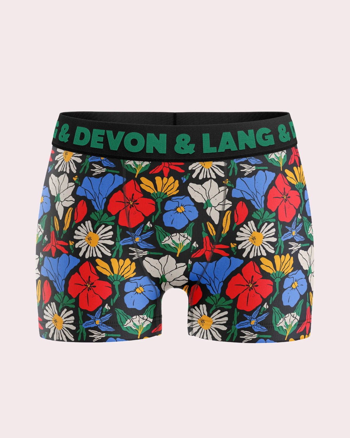 Devon + Lang Bria Boyshort in Vivid Bloom print — Cloud Nine Pajamas Edmonton