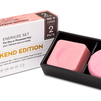 Coffret Jack59 Weekend Travel Buddy | Shampoing et après-shampoing zéro déchet