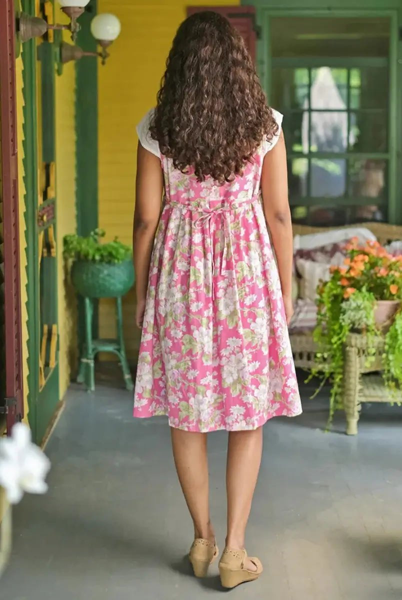 April Cornell Apple Blossom Sundress – Pink Cotton - April Cornell - Cloud Nine Pajamas