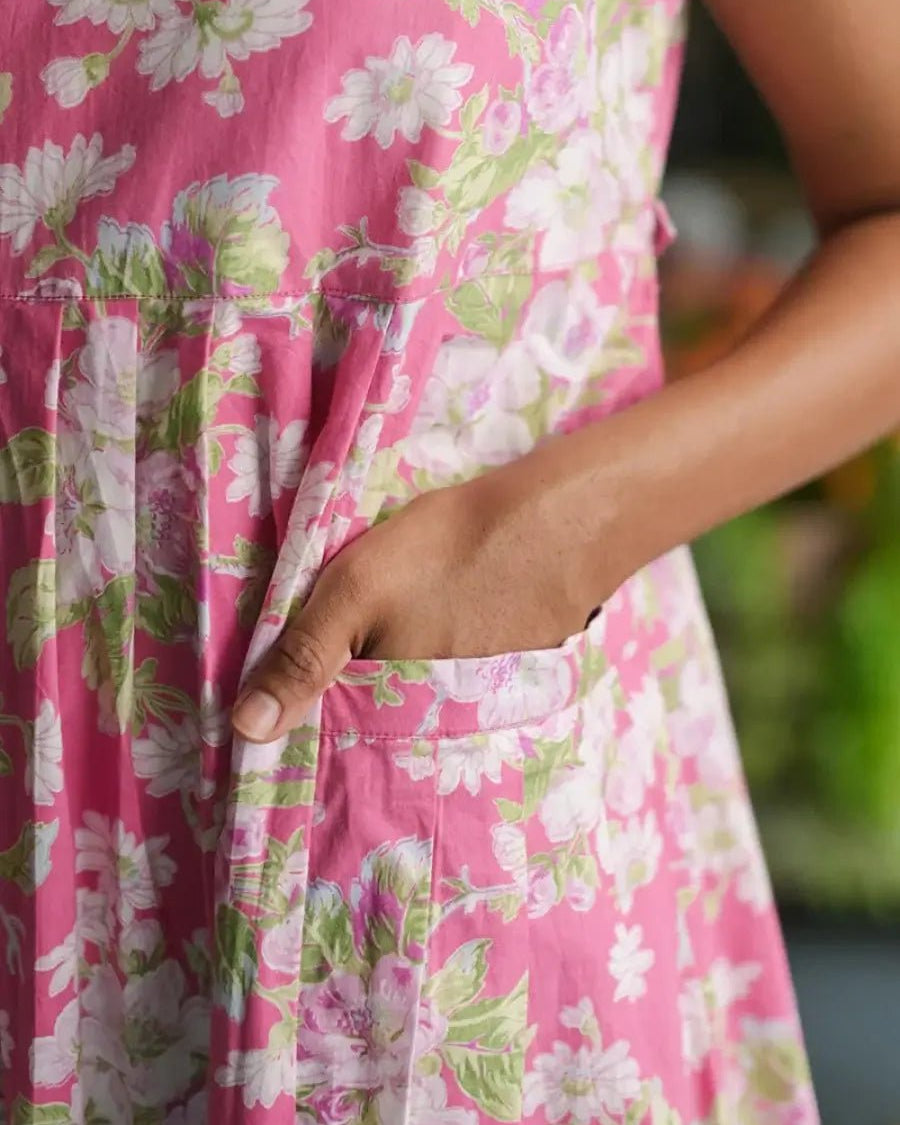 April Cornell Apple Blossom Sundress – Pink Cotton - April Cornell - Cloud Nine Pajamas