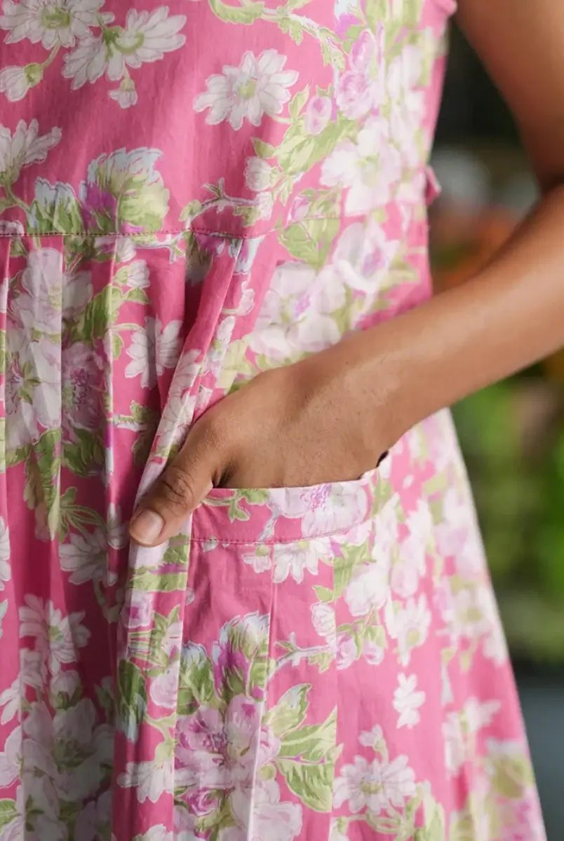 April Cornell Apple Blossom Sundress – Pink Cotton - April Cornell - Cloud Nine Pajamas