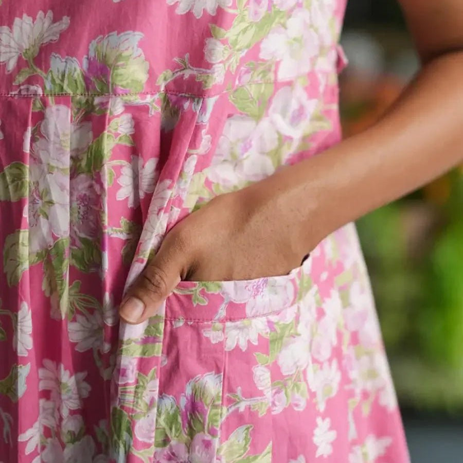 April Cornell Apple Blossom Sundress – Pink Cotton - April Cornell - Cloud Nine Pajamas