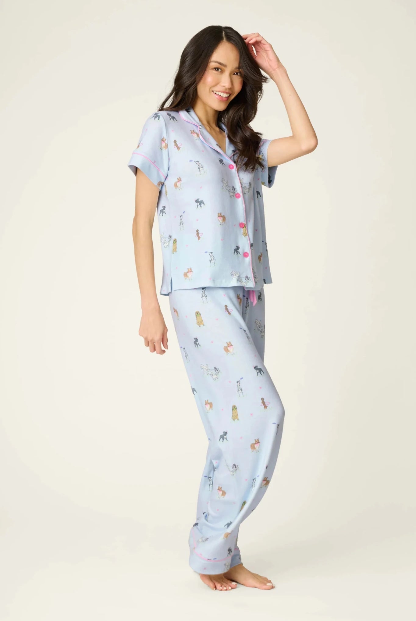 Bark Park Fetch & Frolic 3-Piece PJ Set - PJ Salvage