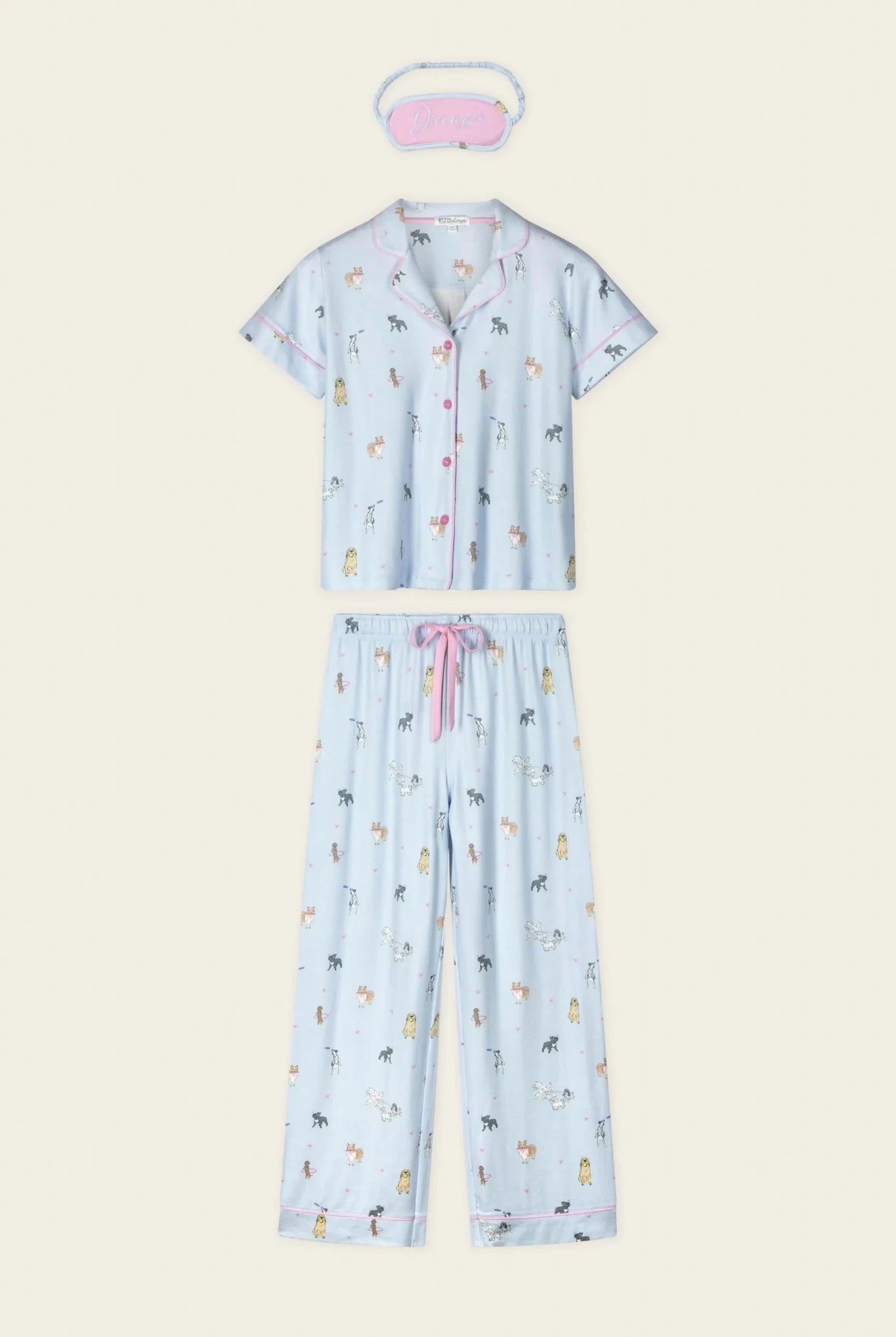 Bark Park Fetch & Frolic 3-Piece PJ Set - PJ Salvage