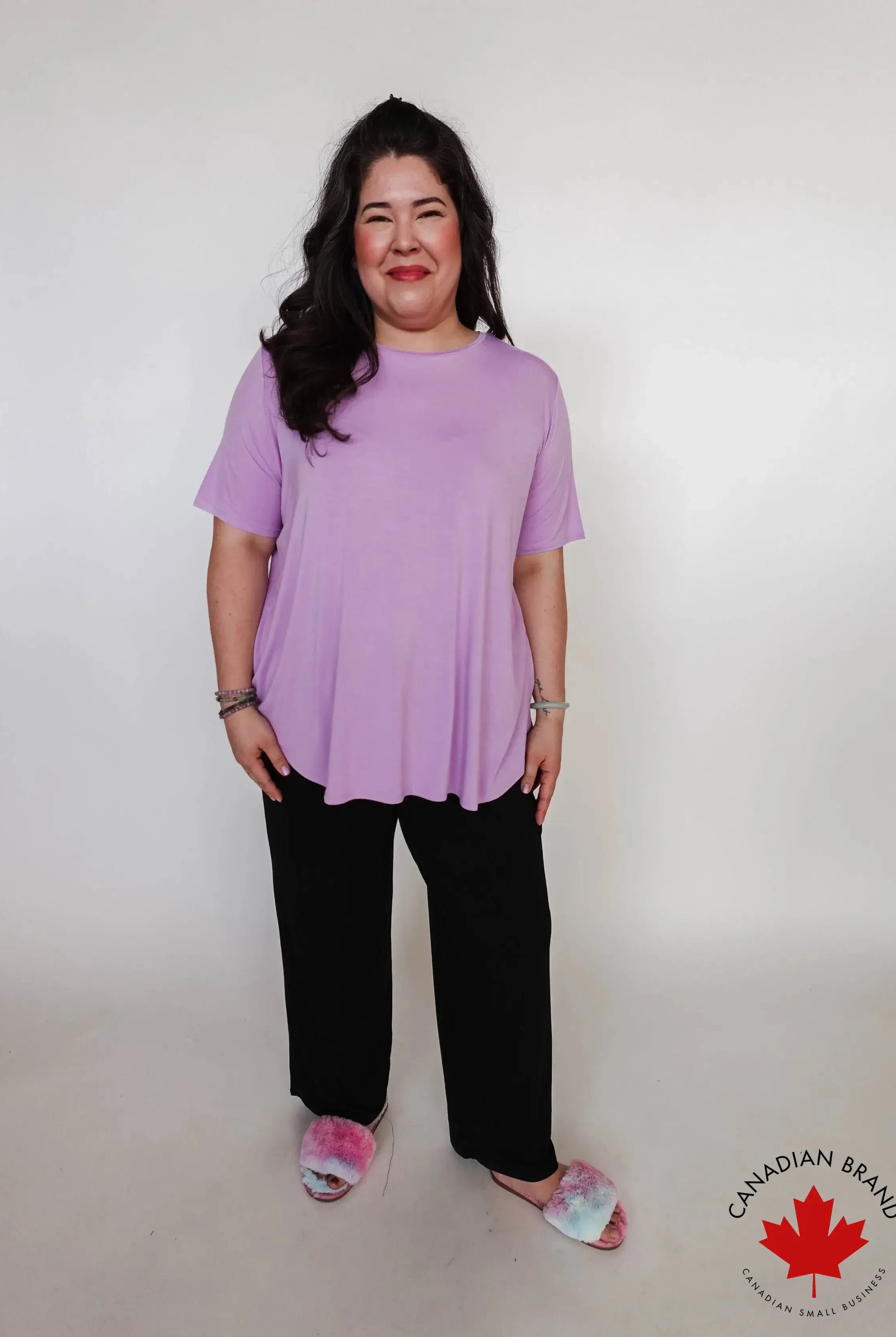 lilac bamboo tee shirt georgia rylan