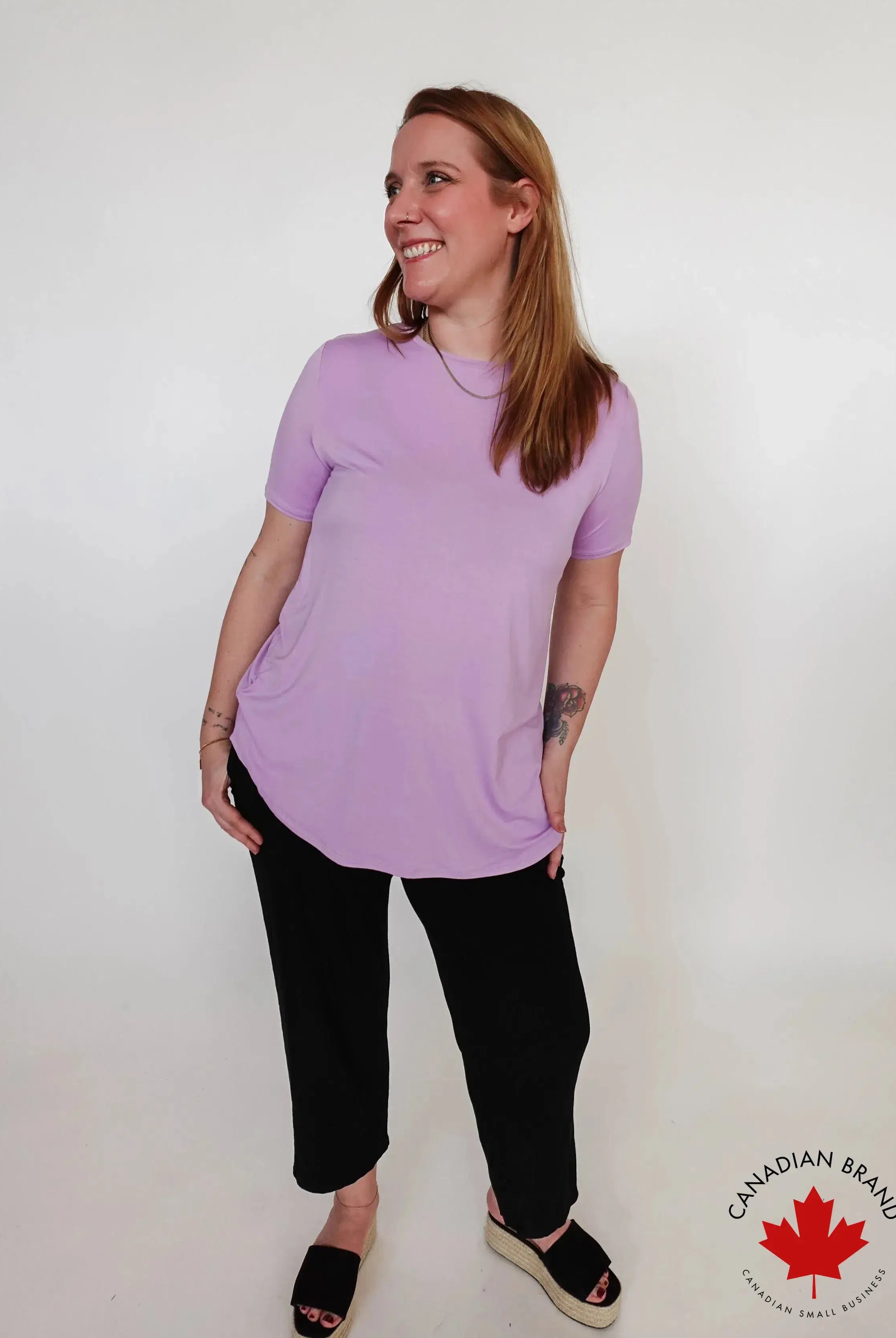 lilac bamboo tee shirt georgia rylan