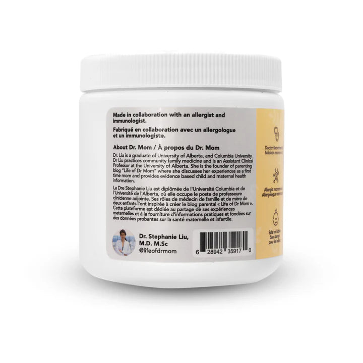 Jar of soothing beta glucan cream with a label on a white background