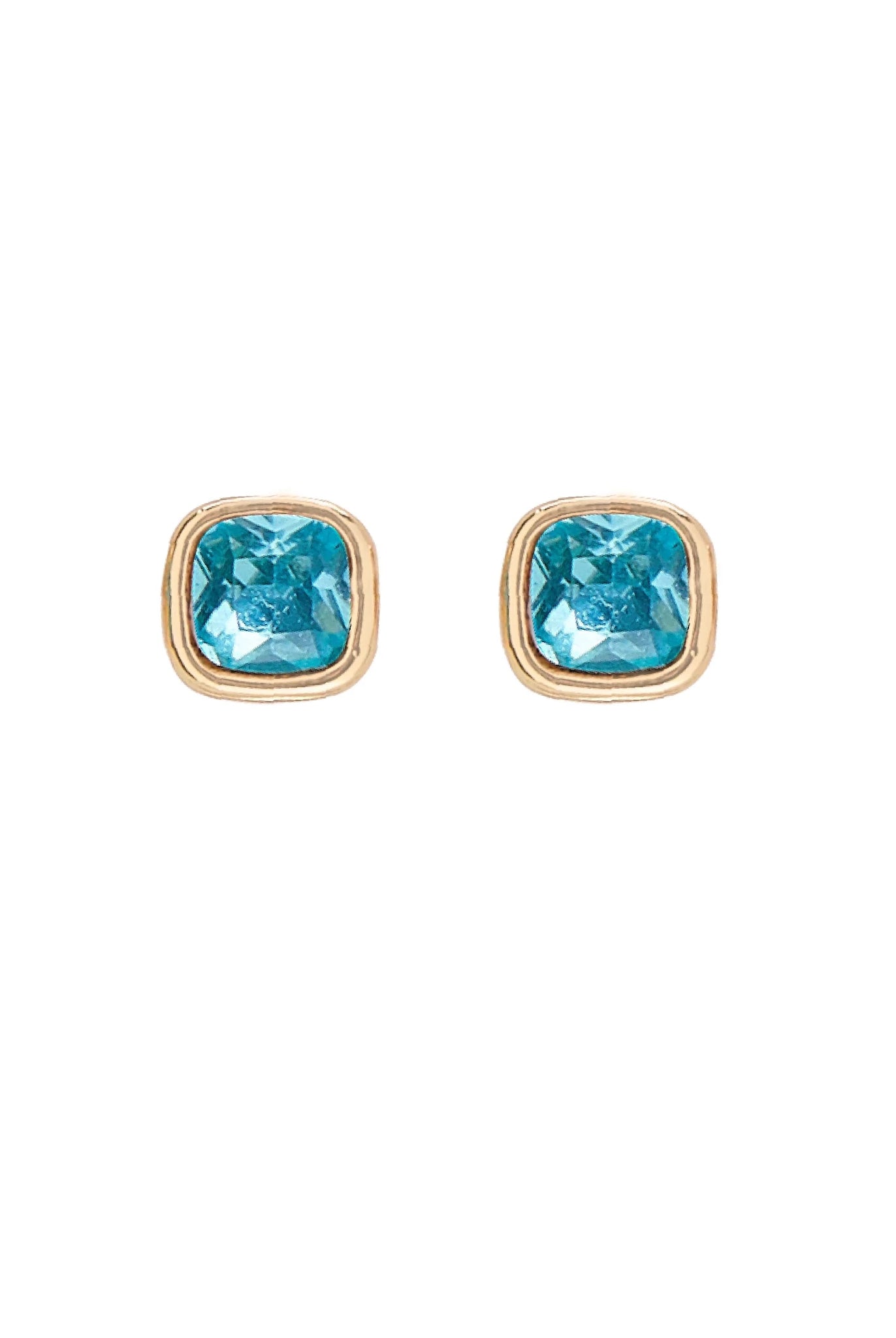 Foxy Originals Birthstone Earrings Gold huggie hoop and stud set — Cloud Nine Pajamas