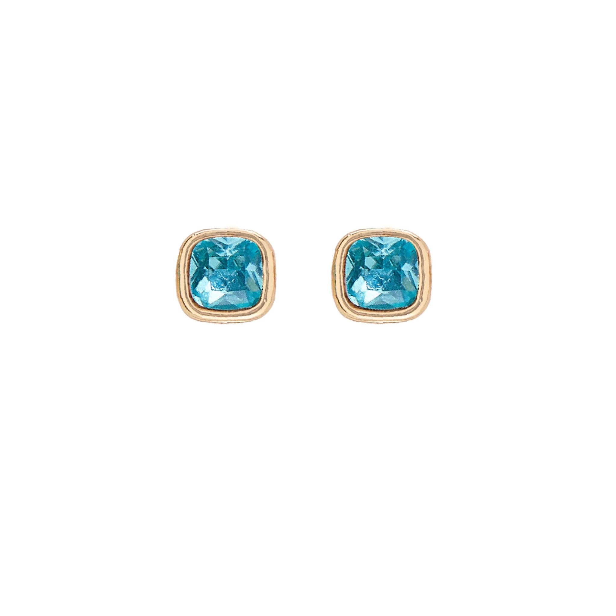 Foxy Originals Birthstone Earrings Gold huggie hoop and stud set — Cloud Nine Pajamas