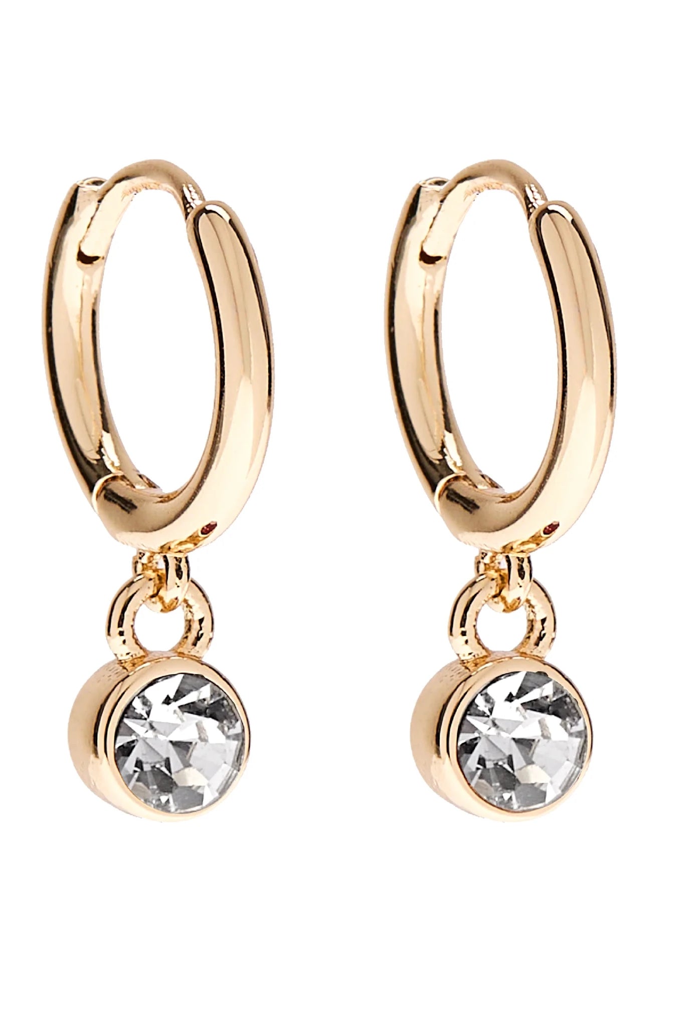 Foxy Originals Birthstone Earrings Gold huggie hoop and stud set — Cloud Nine Pajamas