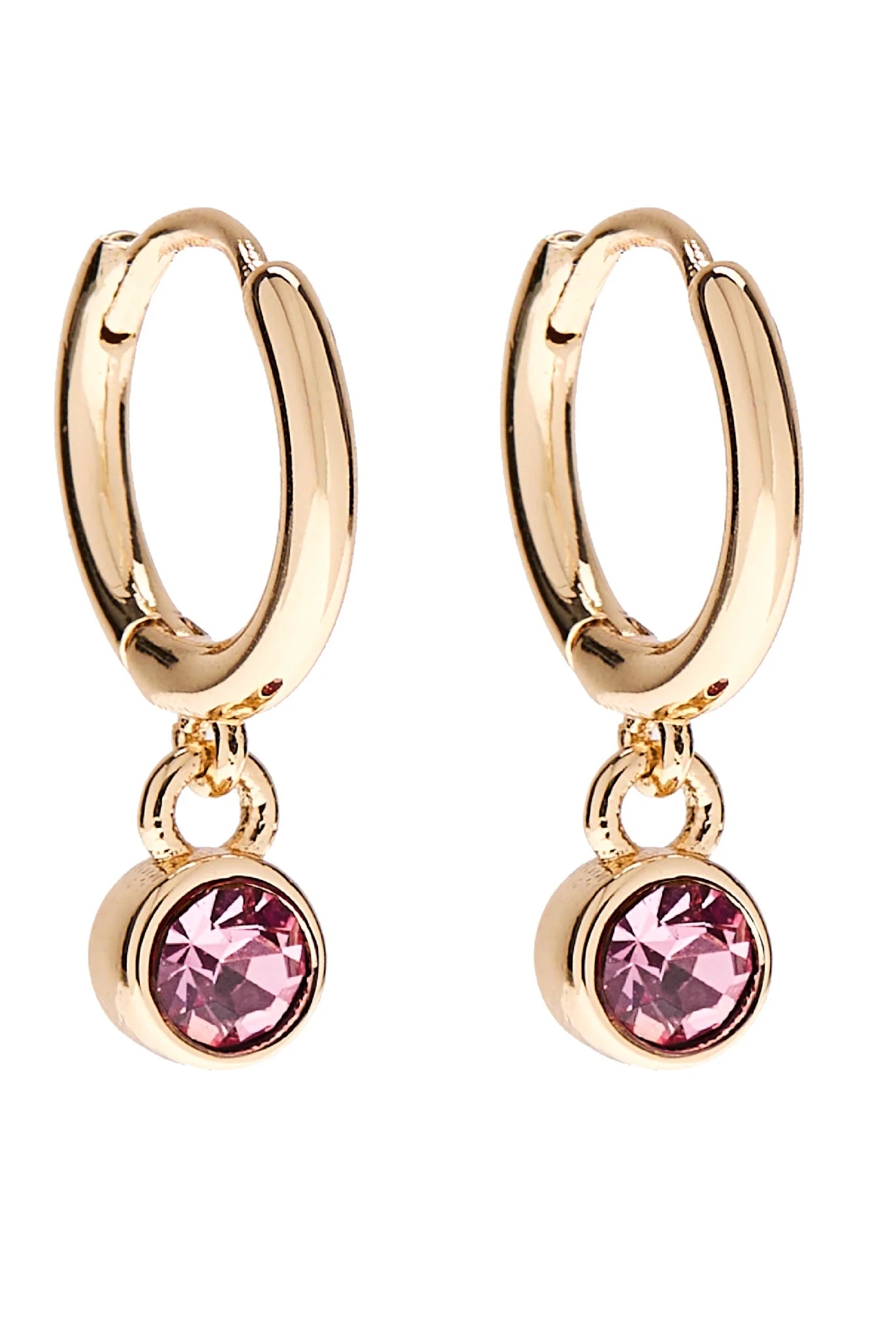 Foxy Originals Birthstone Earrings Gold huggie hoop and stud set — Cloud Nine Pajamas