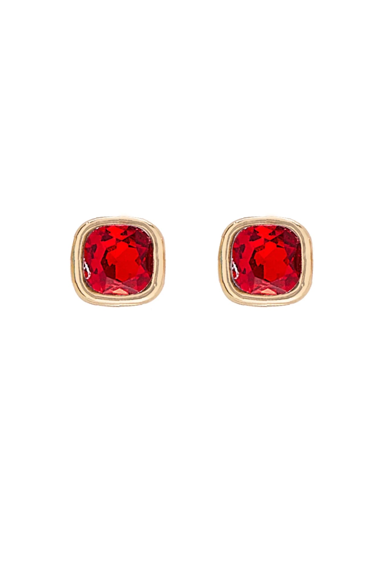 Foxy Originals Birthstone Earrings Gold huggie hoop and stud set — Cloud Nine Pajamas