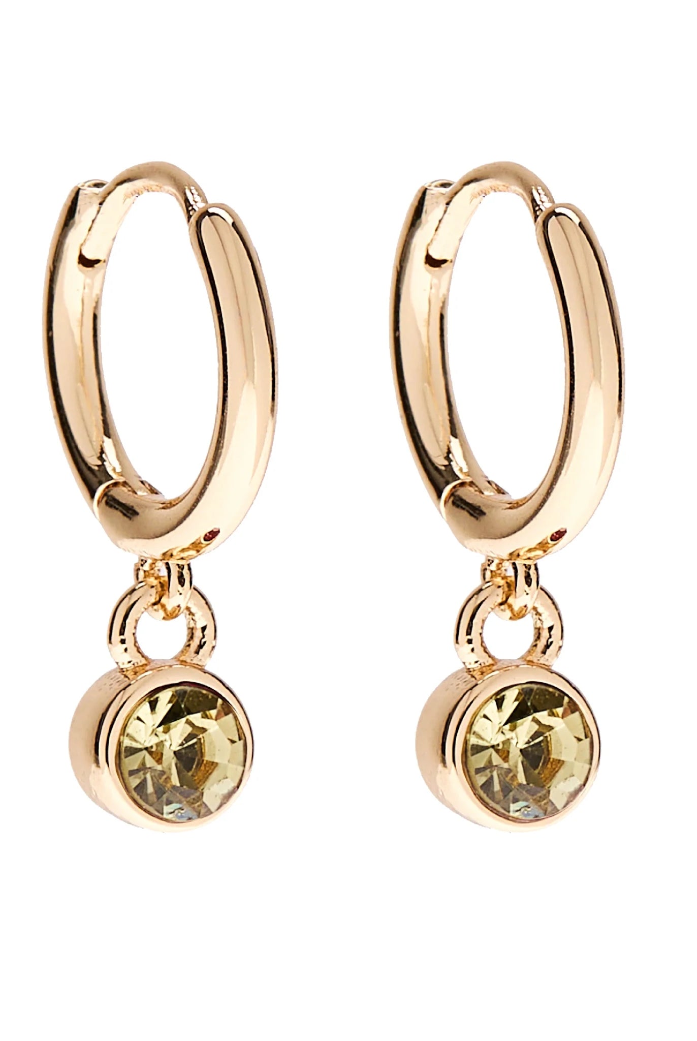 Foxy Originals Birthstone Earrings Gold huggie hoop and stud set — Cloud Nine Pajamas