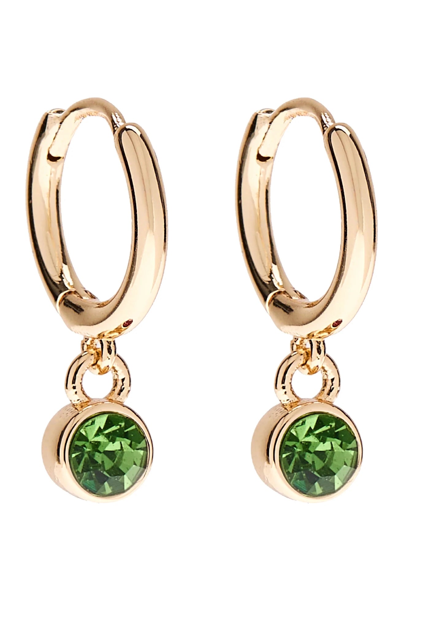 Foxy Originals Birthstone Earrings Gold huggie hoop and stud set — Cloud Nine Pajamas