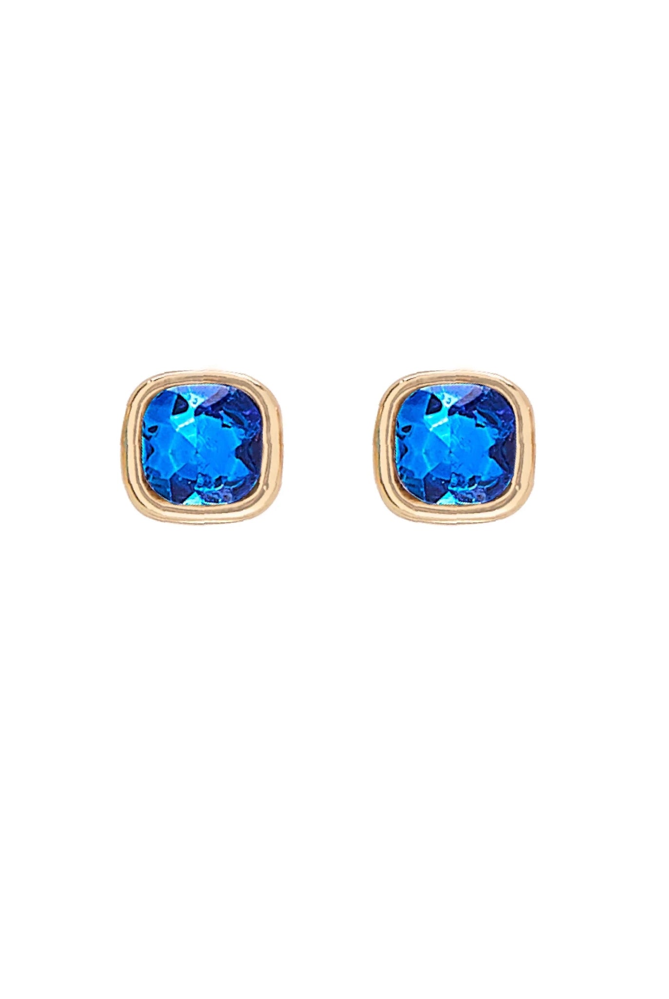 Foxy Originals Birthstone Earrings Gold huggie hoop and stud set — Cloud Nine Pajamas