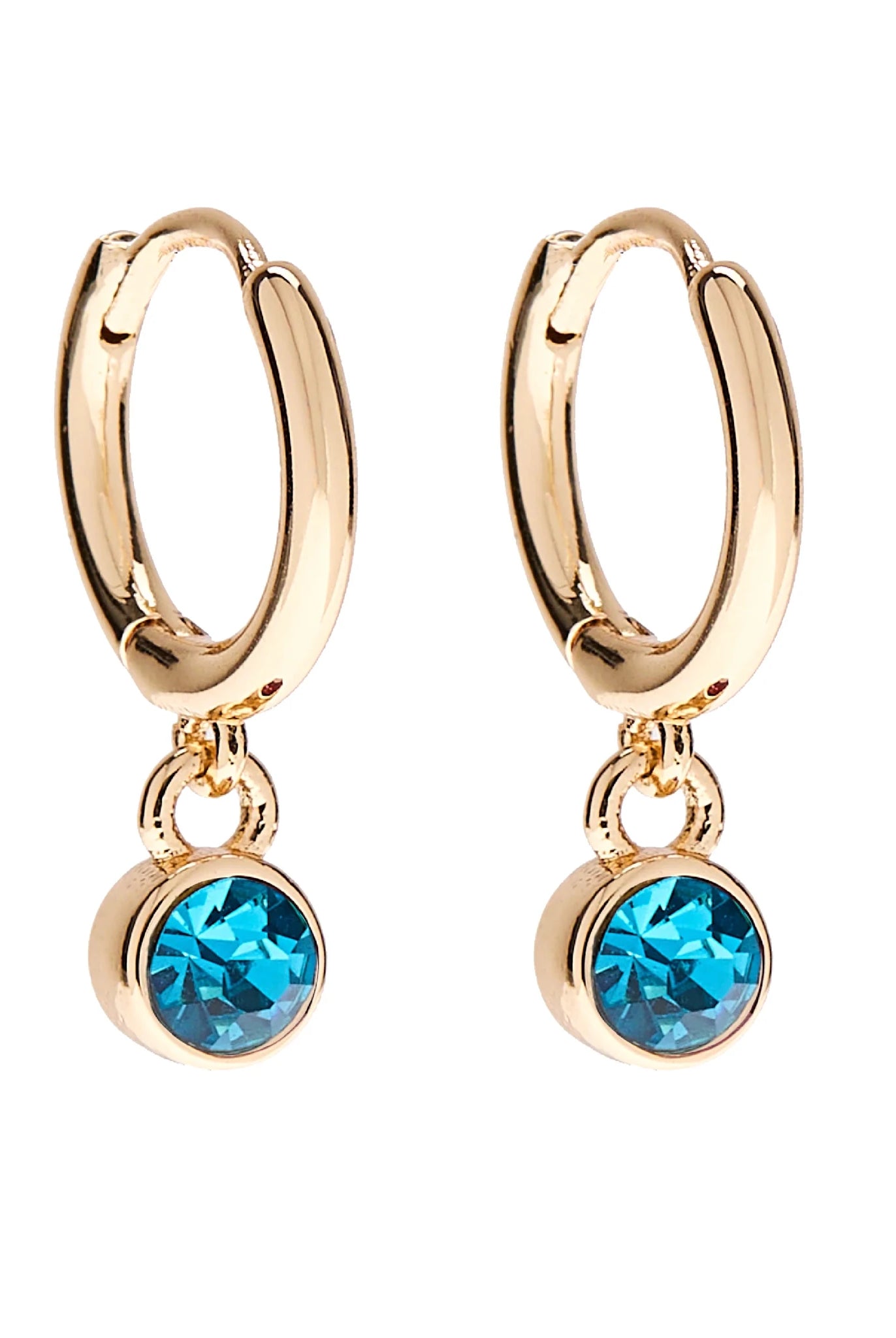 Foxy Originals Birthstone Earrings Gold huggie hoop and stud set — Cloud Nine Pajamas