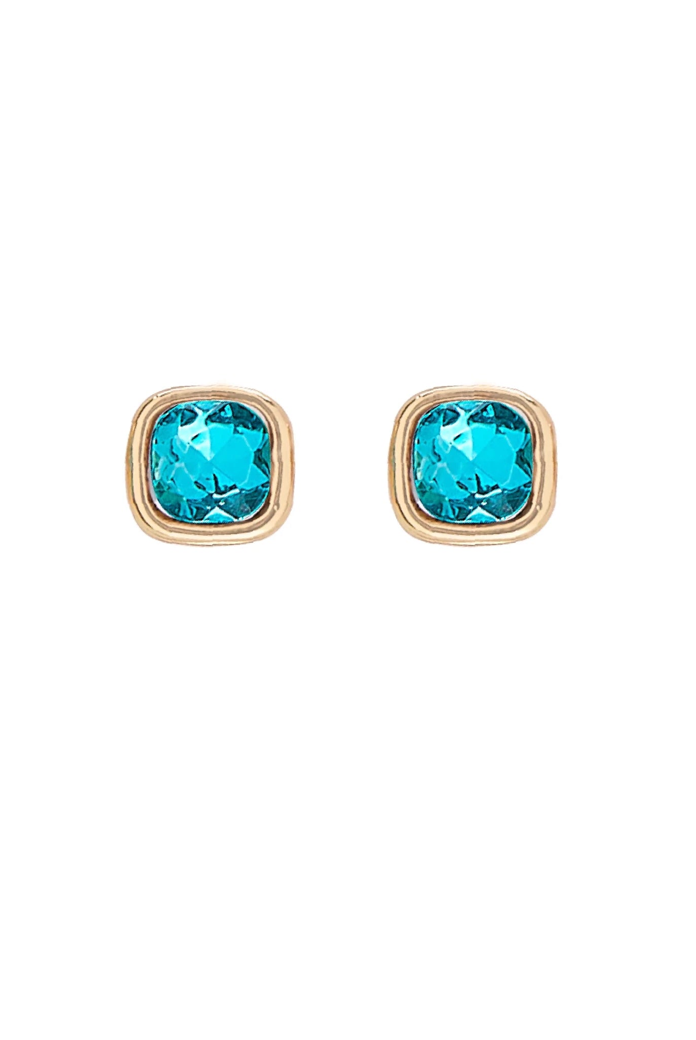 Foxy Originals Birthstone Earrings Gold huggie hoop and stud set — Cloud Nine Pajamas