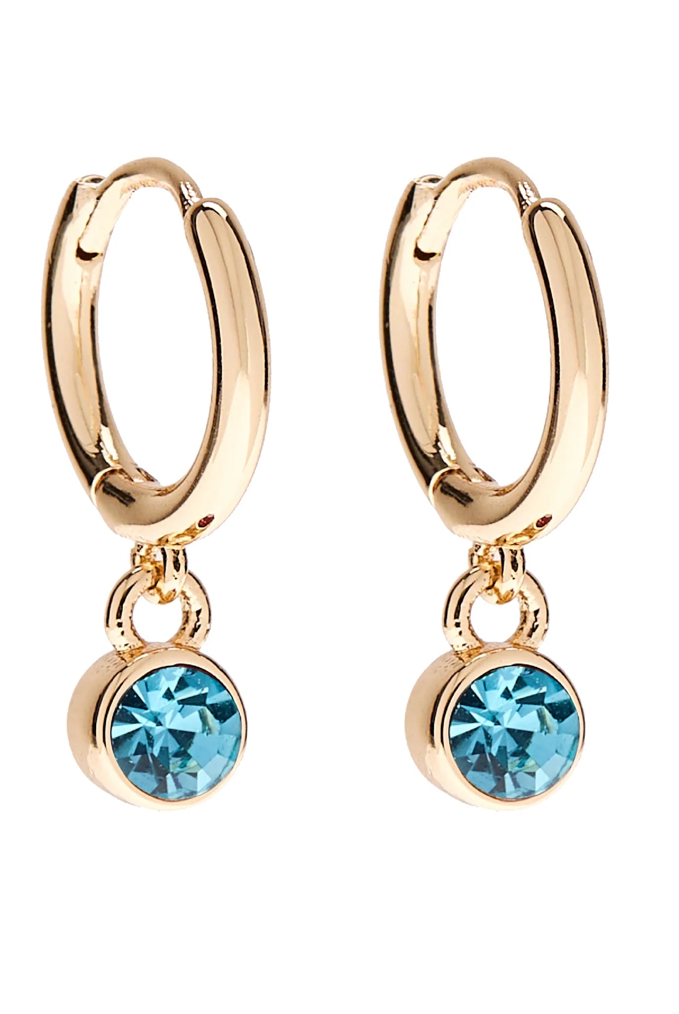 Foxy Originals Birthstone Earrings Gold huggie hoop and stud set — Cloud Nine Pajamas