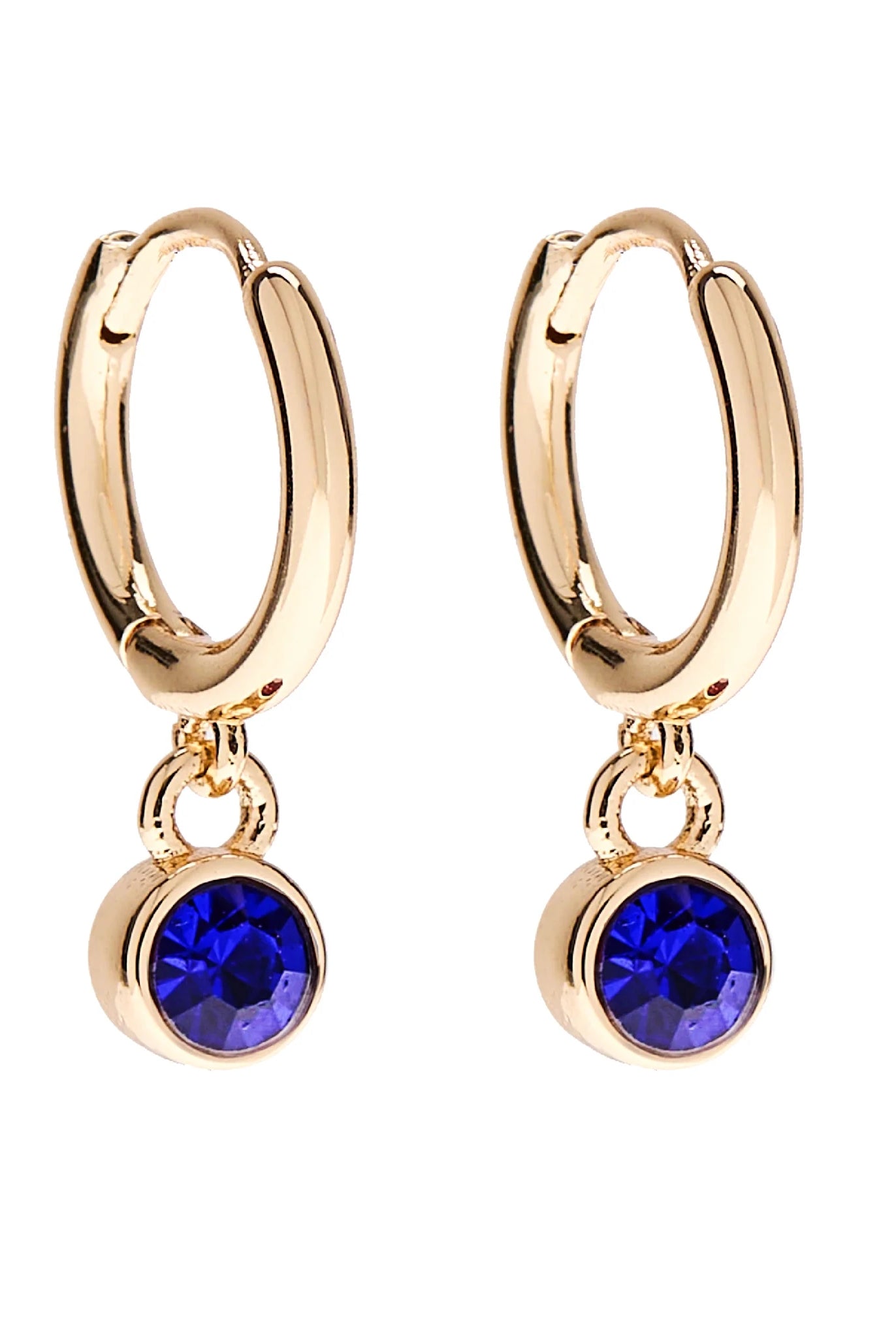 Foxy Originals Birthstone Earrings Gold huggie hoop and stud set — Cloud Nine Pajamas