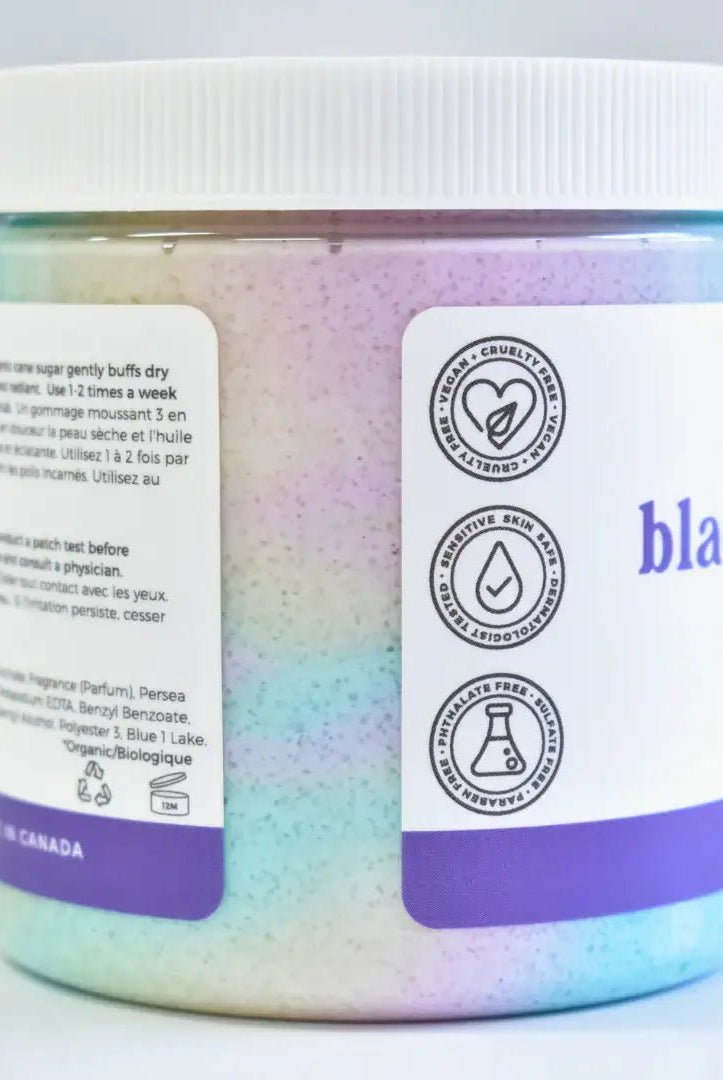 Black Raspberry Vanilla Sugar Scrub - Small Batch Soaps - Cloud Nine Pajamas