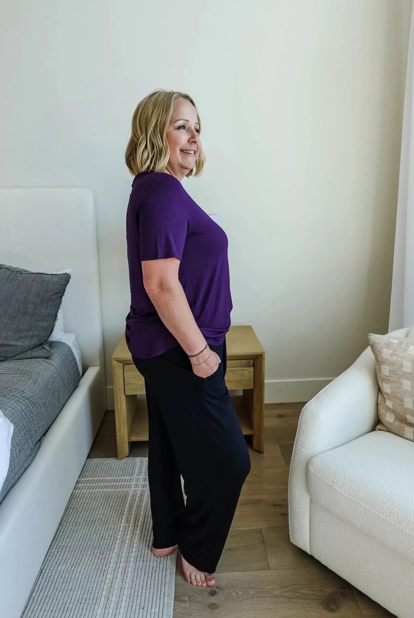 Straight Leg Bamboo Pant